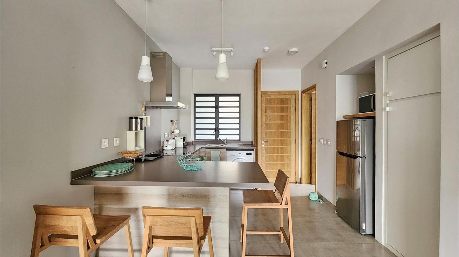 Appartement Le Dauphin Du Lagon Bleu - Plages De Mont Choisy Et De Trou Aux Biches Grand Baie Exterior foto